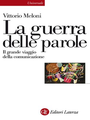 cover image of La guerra delle parole